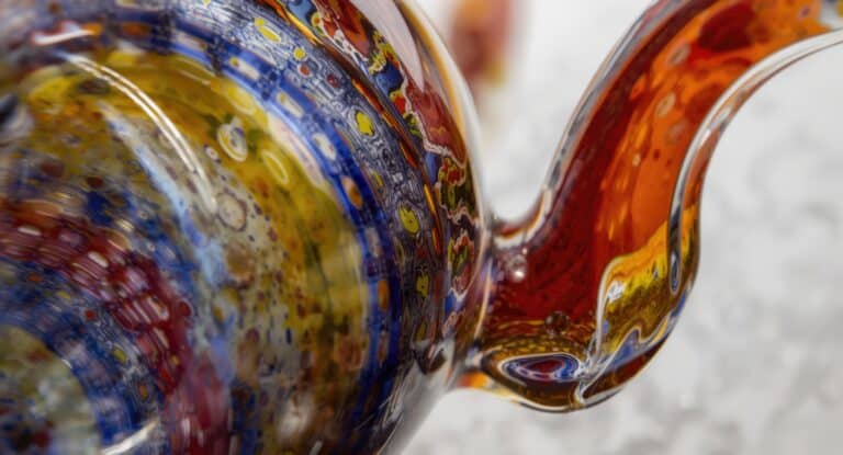 Abstract blown Glass
