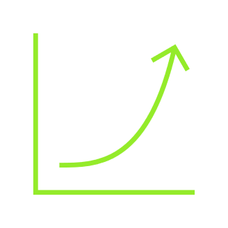 green icon graph
