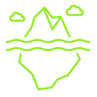green icon iceburg